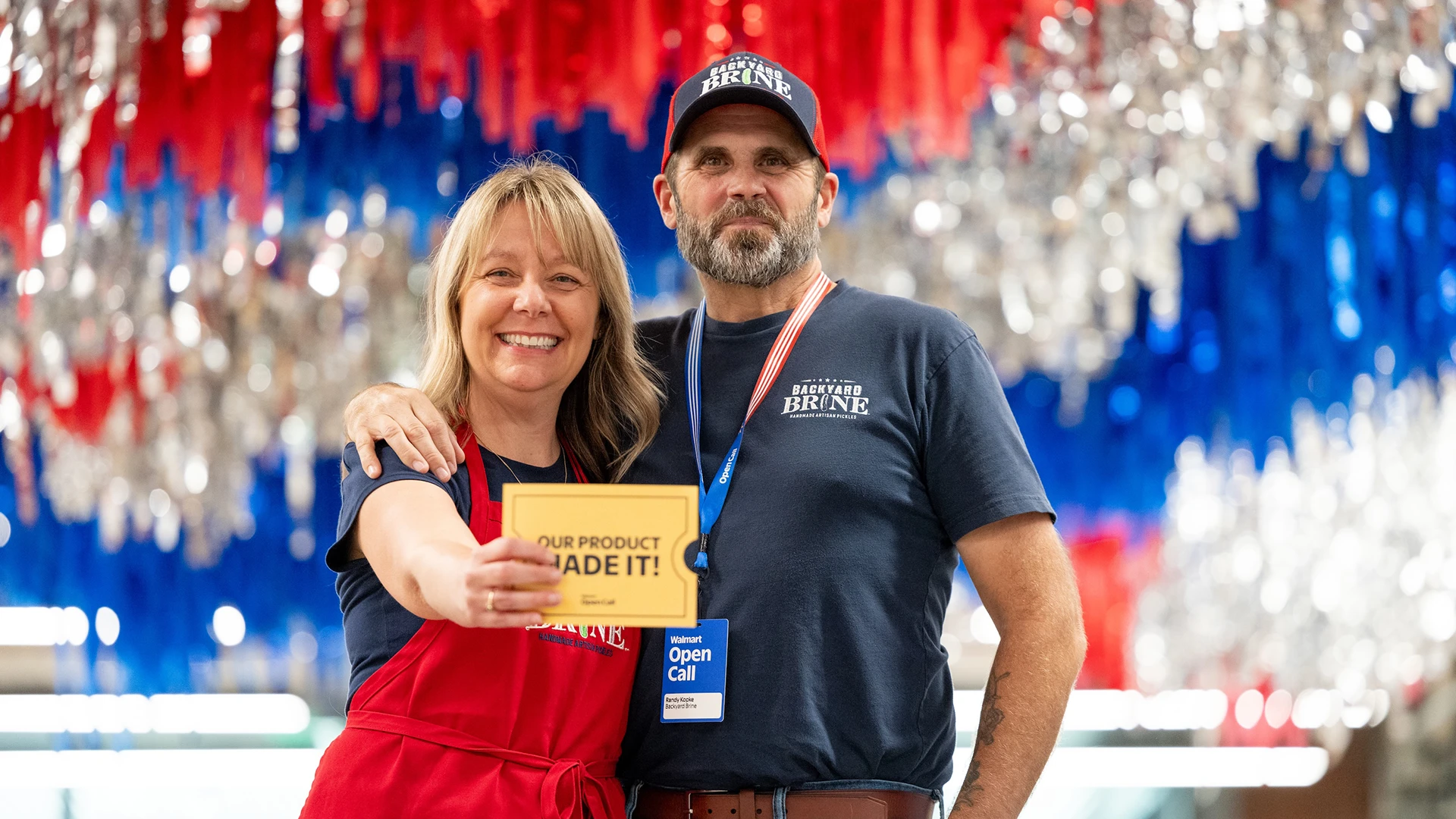 Entrepreneurs celebrating at Walmart Open Call 2026