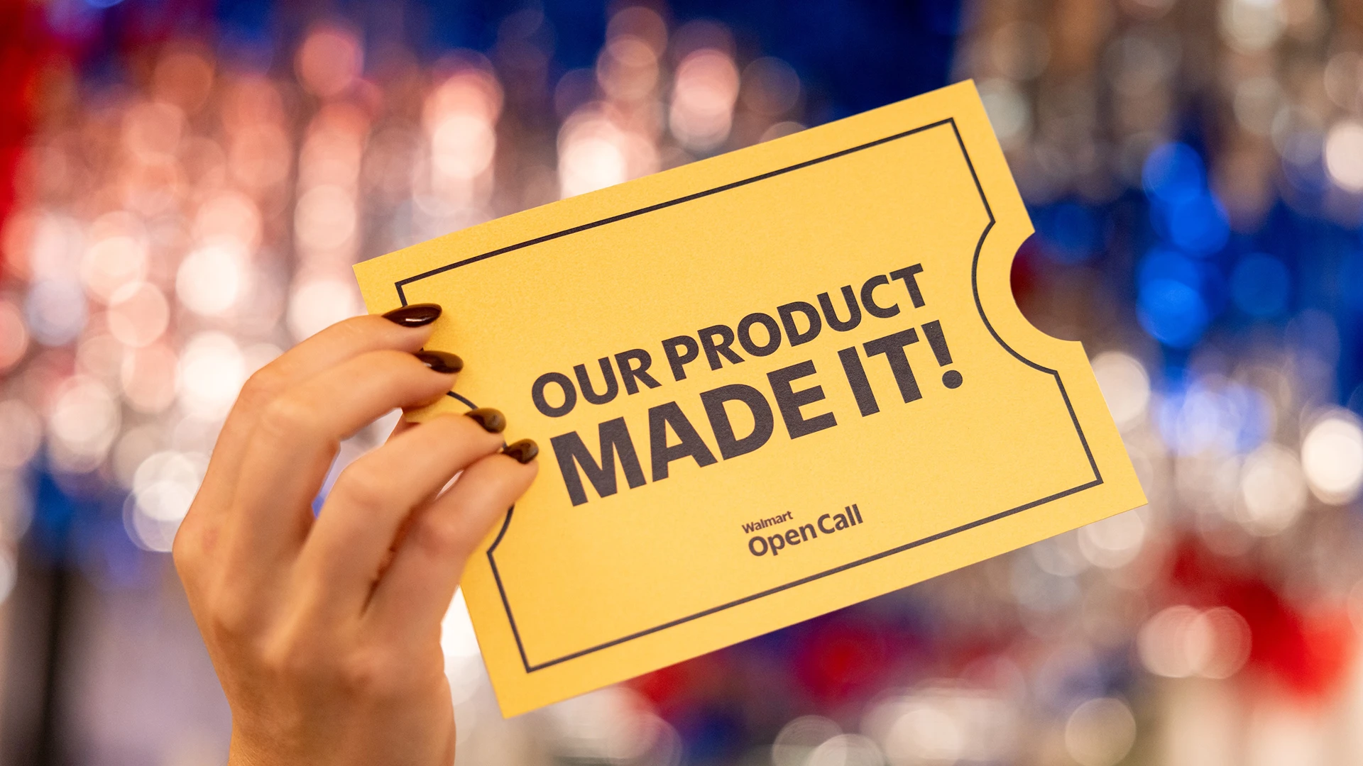 A Walmart Open Call 2026 Golden Ticket held at the event